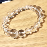 【F様専用】浄化用 天然水晶ブレスレット 内周約15.5cm