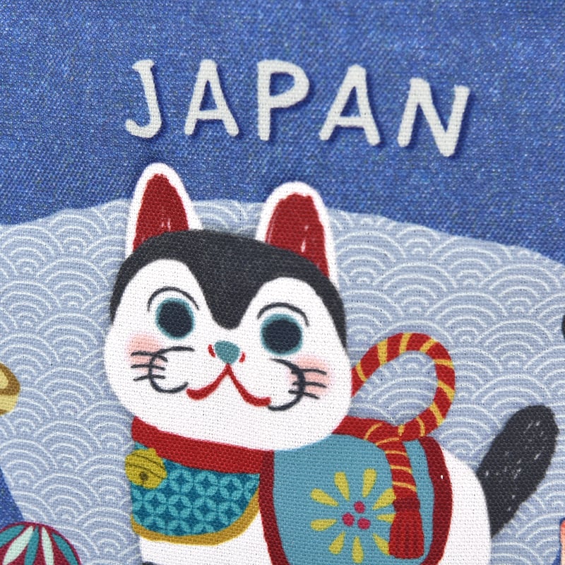 25-8602 キャンバスプチトートバッグ 狛犬張り子柄 | KUSUGURU STORE