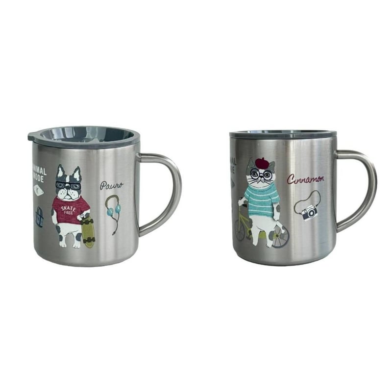 25-8699 アニマルモード ステンレスマグカップ 360ml | KUSUGURU