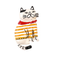 24-7579　ブローチ　ねこぜがわさん