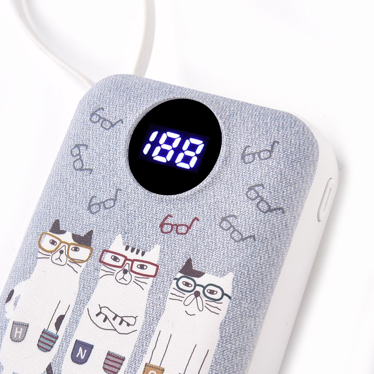 25-8101 モバイルバッテリー ネコまるけ柄 10000mah | KUSUGURU