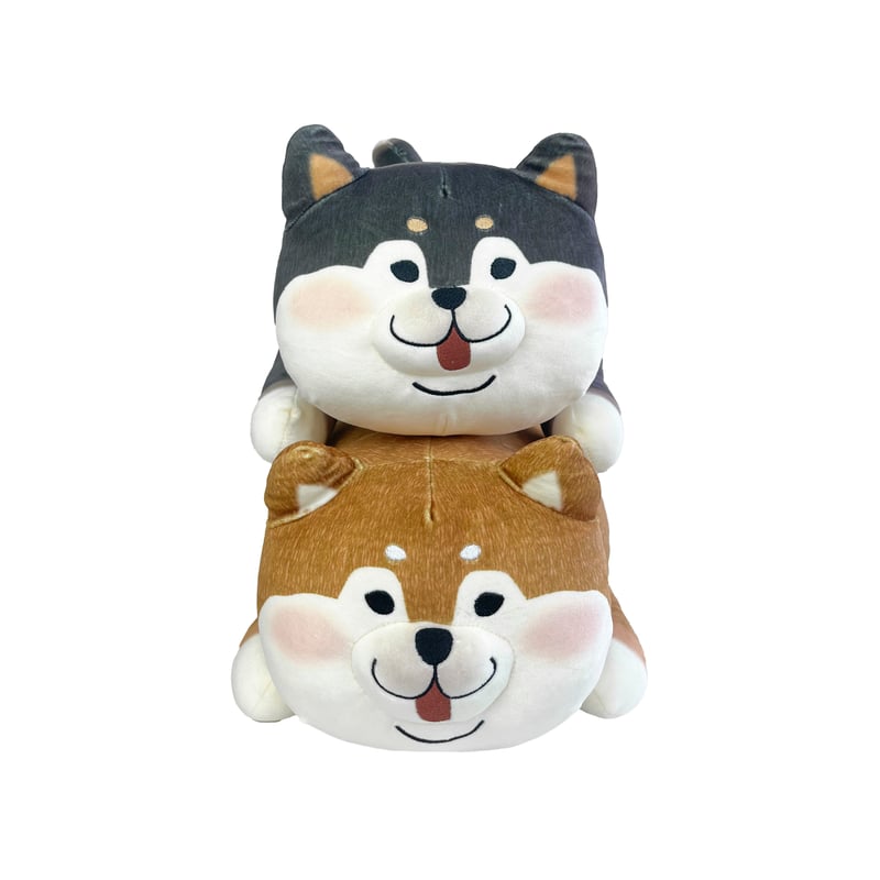 25-5728 パフモチ ぬいぐるみクッション 柴尻君 | KUSUGURU STORE