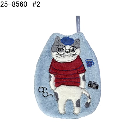 25-8560　ダイカットタオル　シナモン