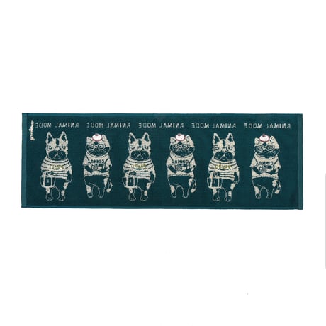 25-8126　ふわふわタオルマフラー　アニマルモード柄