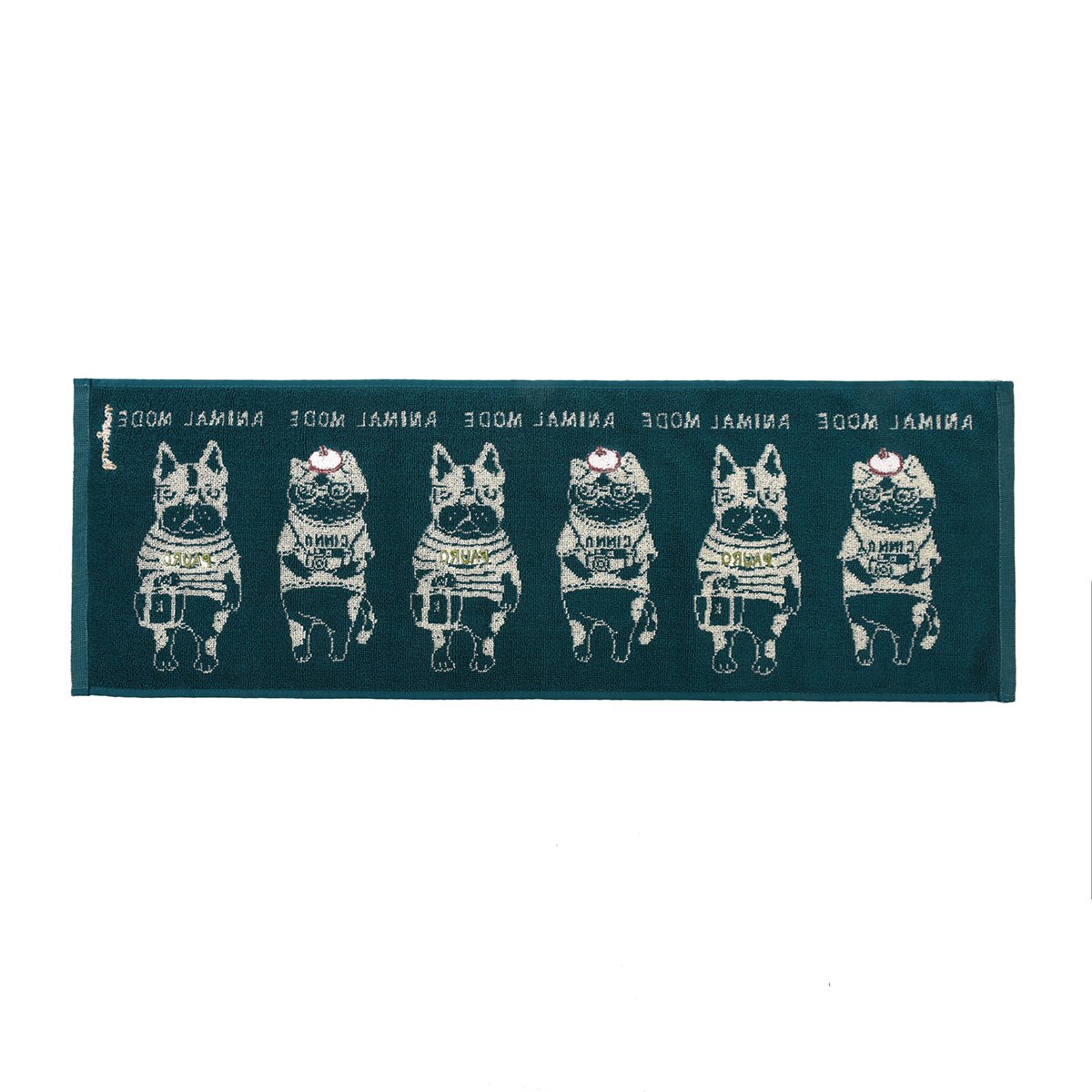 25-8126 ふわふわタオルマフラー アニマルモード柄 | KUSUGURU STORE