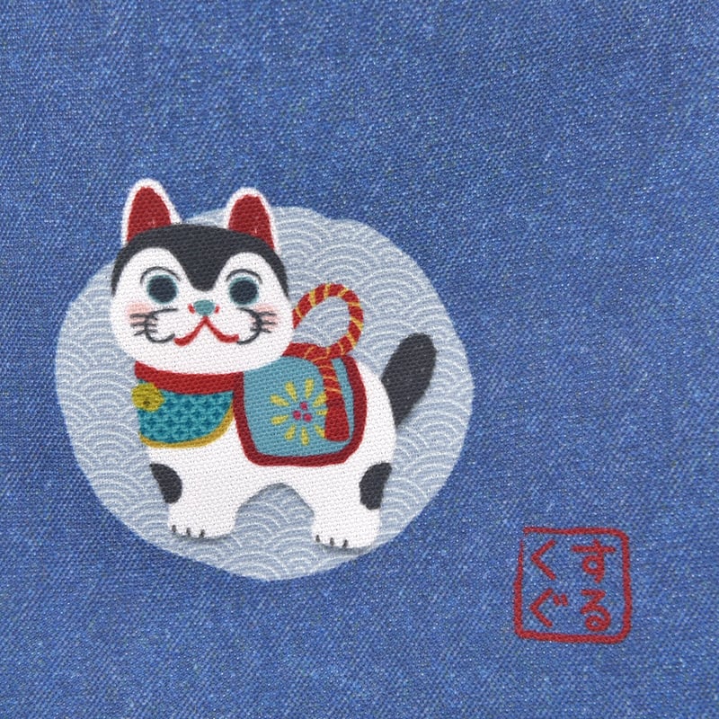 25-8609 キャンバストートバッグ 狛犬張り子柄 | KUSUGURU STORE