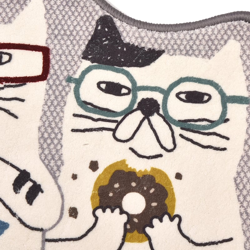 ねこまるさまご予約品です 25-8066 クスグルアクセントマット ネコまるけマット | KUSUGURU STORE