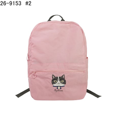 26-9153　パーラーすずらん堂　撥水加工刺繍ワッシャーバッグ　リュック