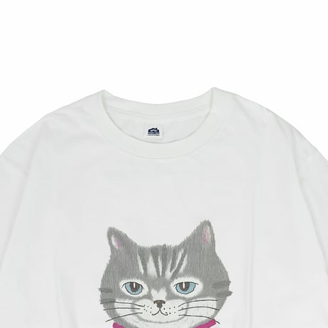 26-9134　パーラーすずらん堂　接触冷感オフホワイト・Tシャツ　ちまきさん柄
