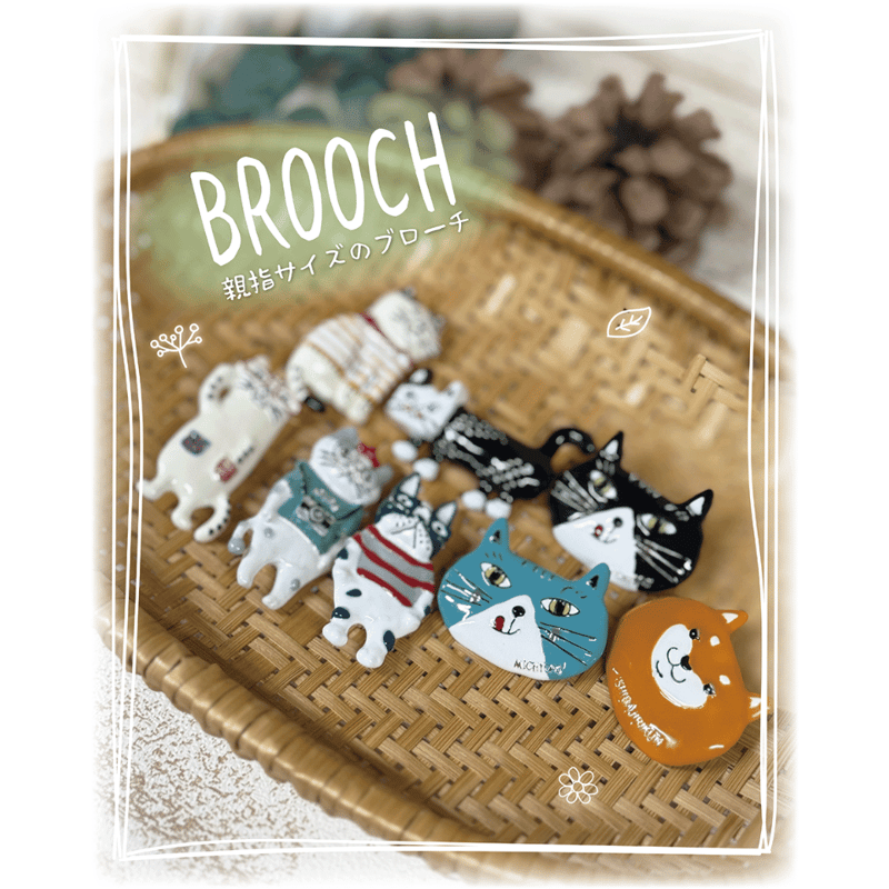 Musee猫イラストスカーフ＆FERAUDブローチセット 0610174603_60c1d14ba3920_200x.