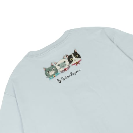 26-9136　パーラーすずらん堂　アップリケ＆刺繍Tシャツ　ラフサイズ　あずきさん柄