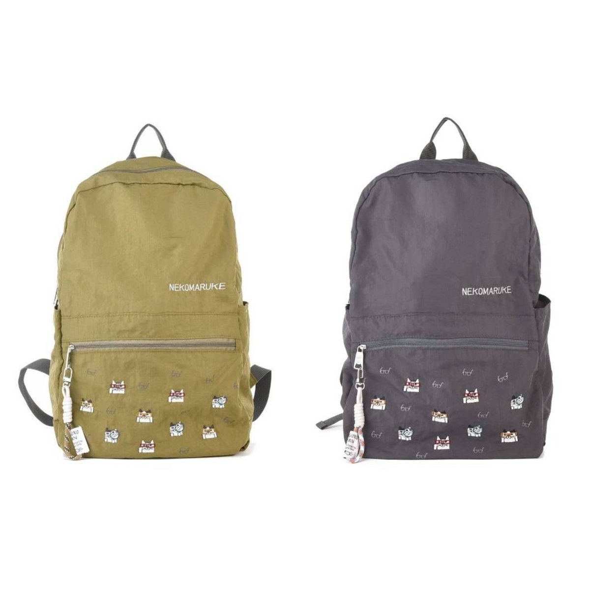 24-7606 リュック ネコまるけ柄 | KUSUGURU STORE 24-7606 リュック ネコまるけ柄 | KUSUGURU STORE