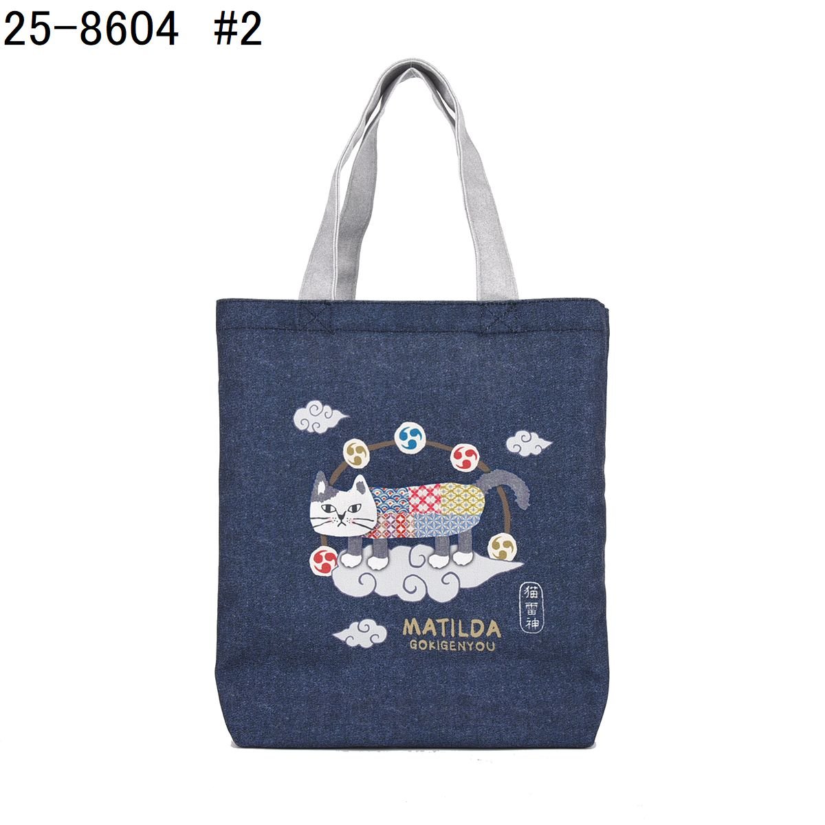 25-8604 キャンバストートバッグ マチルダさん雷神柄 | KUSUGURU STORE