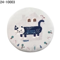 10003　おもっちクッション　丸型クッション　マチルダさん