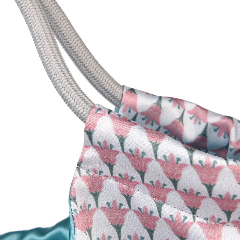 25-8058 パーラーすずらん堂 みつまめプリンセスのサテンプリント パラ