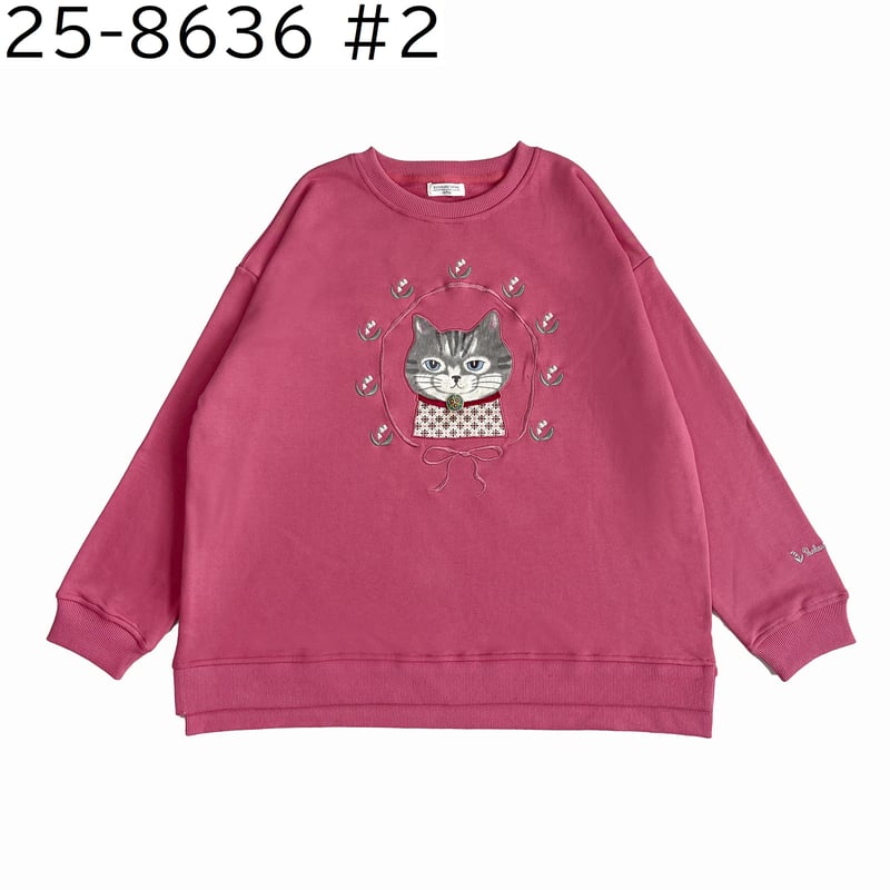 25-8636 ミニ裏毛トレーナー ちまきさん柄 | KUSUGURU STORE