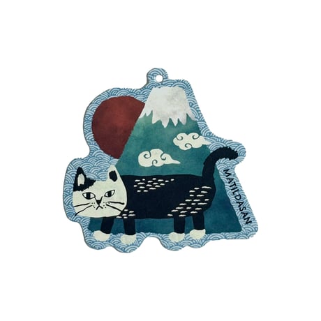 25-8717　メッセージカード・ちょこタグ　富士山とマチルダさん