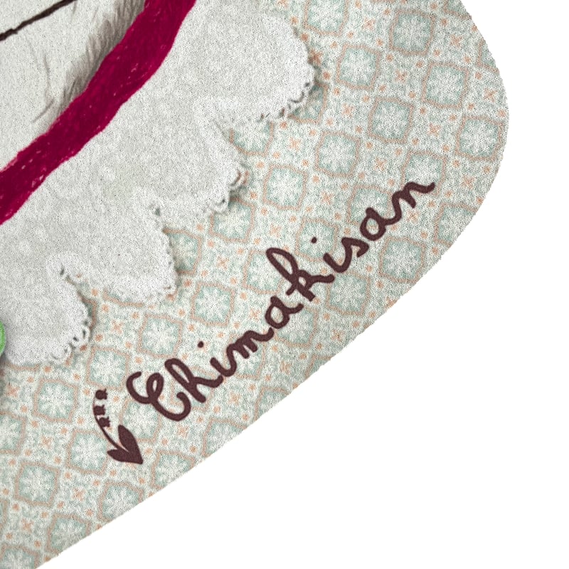 25-8582 やわらか吸水足ふきマット パーラーすずらん堂 ちまき