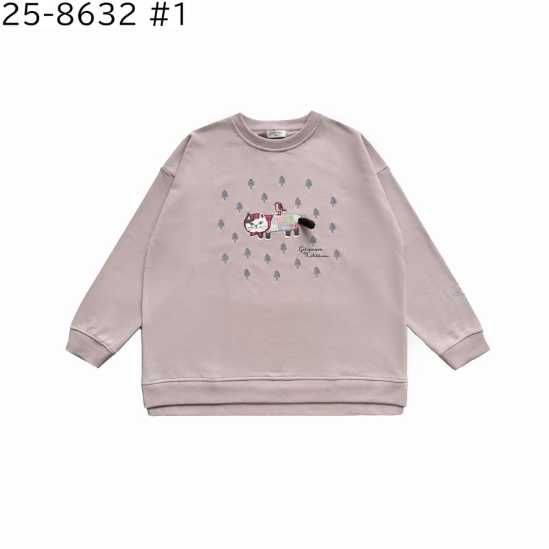 25-8632 ミニ裏毛トレーナー マチルダさん柄 | KUSUGURU STORE