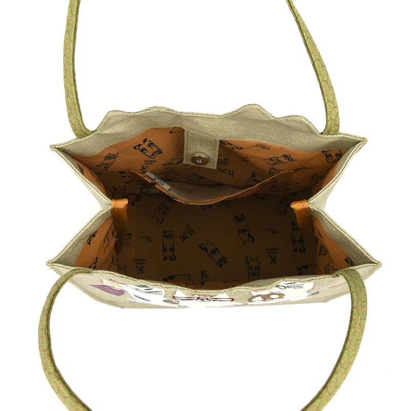 25-8509 ネコまるけ ダイカットトートバッグ | KUSUGURU STORE