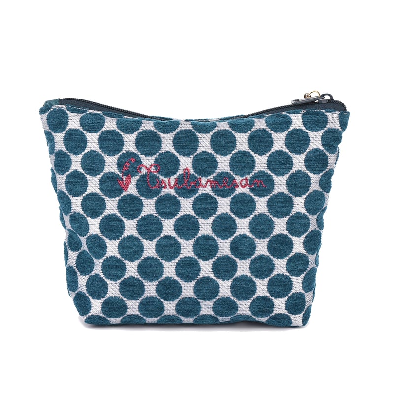 25-8616 パーラーすずらん堂 シェニールジャガード ポーチ