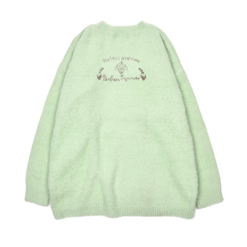 25-8637 シャギーニットセーター ちまきさん柄 セーター