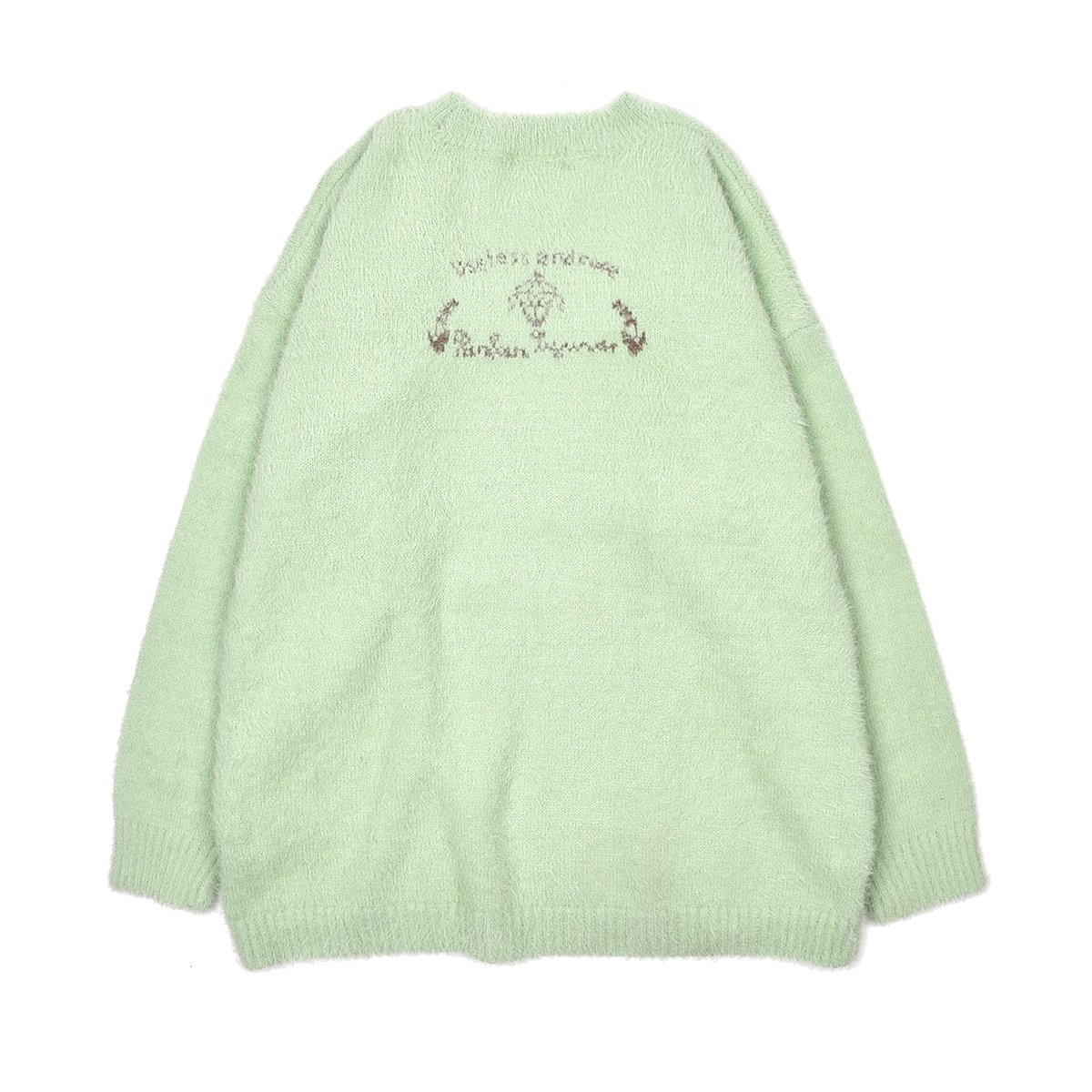 25-8637 シャギーニットセーター ちまきさん柄 セーター