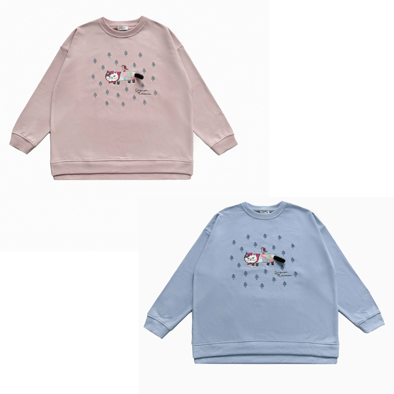 25-8632 ミニ裏毛トレーナー マチルダさん柄 | KUSUGURU STORE