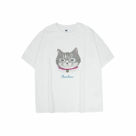 26-9134　パーラーすずらん堂　接触冷感オフホワイト・Tシャツ　ちまきさん柄