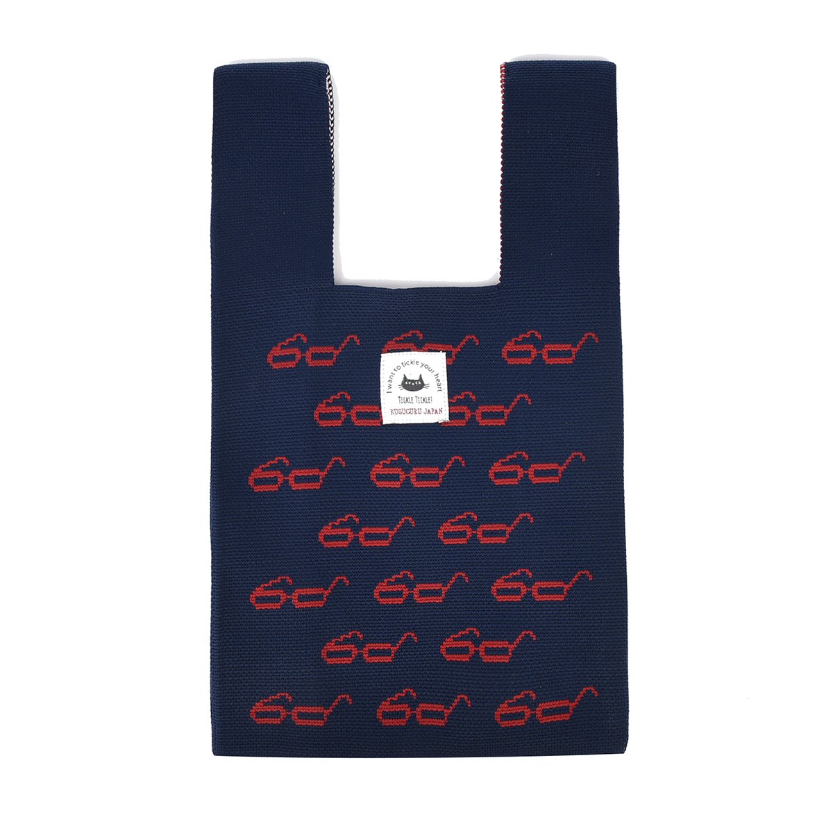 その他 Gato 24-7079 ニットトートバッグ ネコザワさん柄 | KUSUGURU STORE