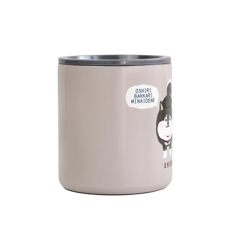 25-8700　柴尻君　ステンレスマグカップ　360ml