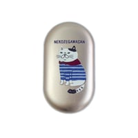 25-8709　充電式ポケットカイロ　ねこぜがわさん柄