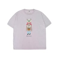26-9135　パーラーすずらん堂　アップリケ＆刺繍Tシャツ　ラフサイズ　すずらんさん柄