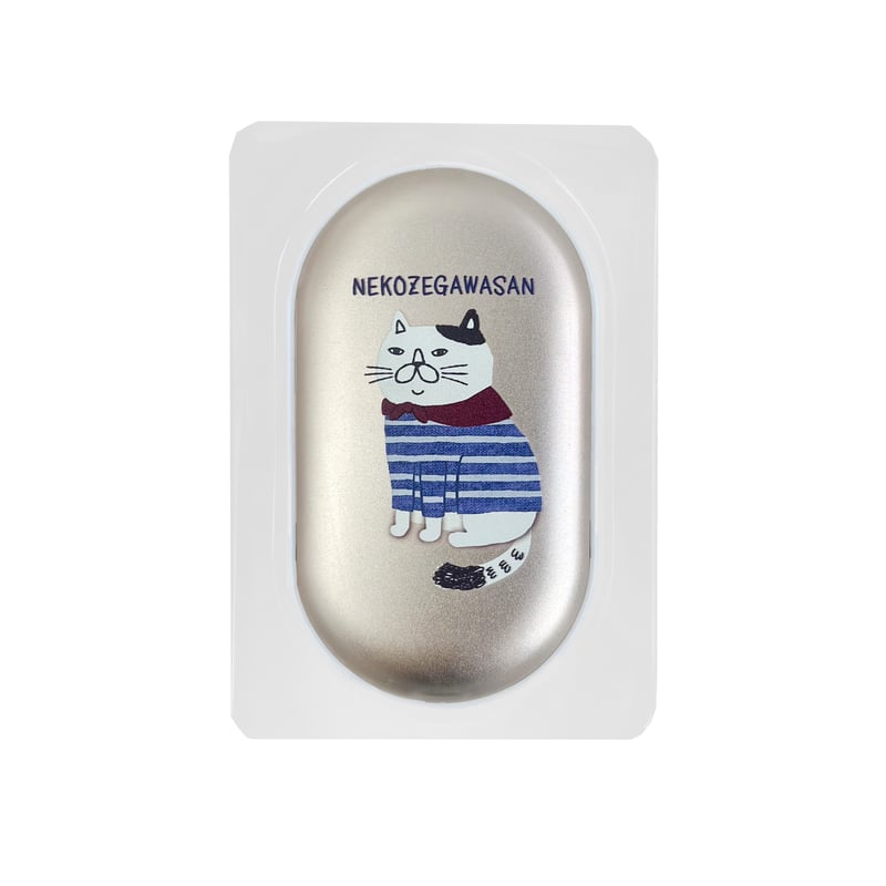 充電式 カイロ 25-8709 充電式ポケットカイロ ねこぜがわさん柄 | KUSUGURU STORE