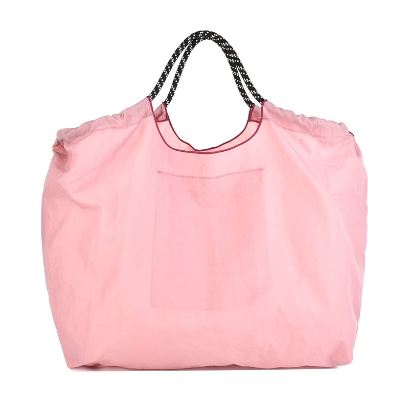 24-7156 撥水加工 刺繡ワッシャーバッグLサイズ なごなごさん柄