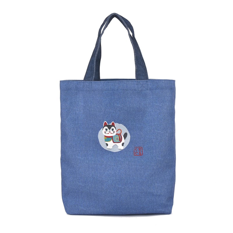 25-8609 キャンバストートバッグ 狛犬張り子柄 | KUSUGURU STORE