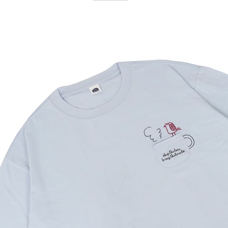 26-9132　クスグルキャラクター　アップリケ＆刺繍Tシャツ　ラフサイズ　マチルダさん柄
