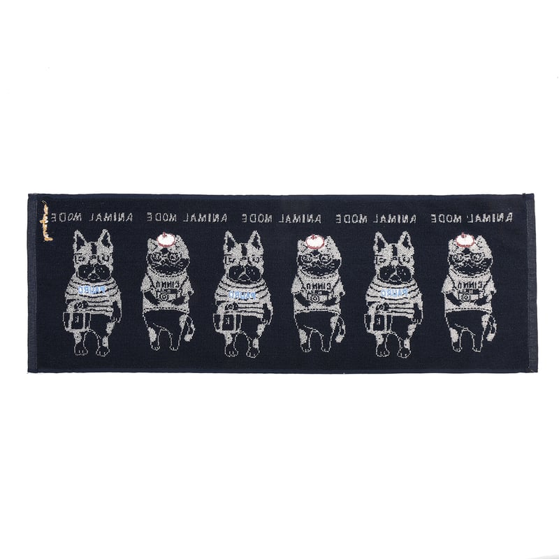 25-8126 ふわふわタオルマフラー アニマルモード柄 | KUSUGURU STORE
