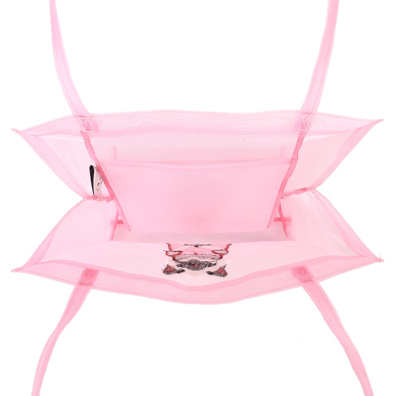 25-8136 パーラーすずらん堂 メッシュ生地 ミニトートバッグ すずらん