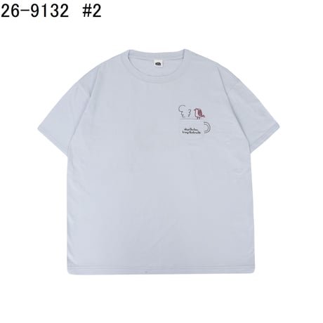 26-9132　クスグルキャラクター　アップリケ＆刺繍Tシャツ　ラフサイズ　マチルダさん柄
