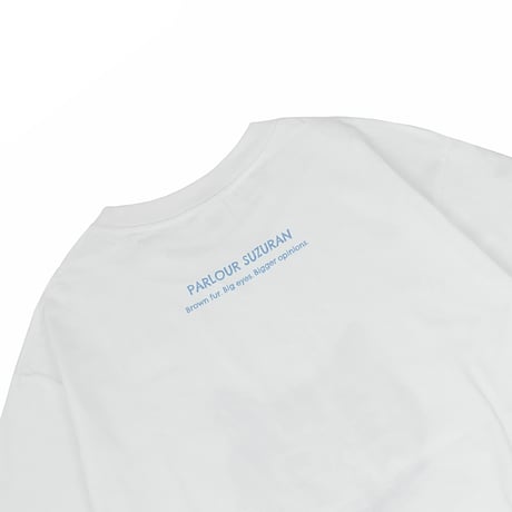 26-9134　パーラーすずらん堂　接触冷感オフホワイト・Tシャツ　ちまきさん柄