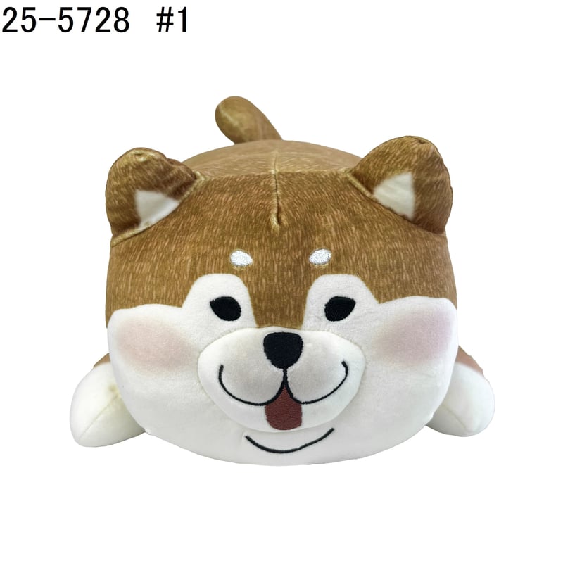 25-5728 パフモチ ぬいぐるみクッション 柴尻君 | KUSUGURU STORE