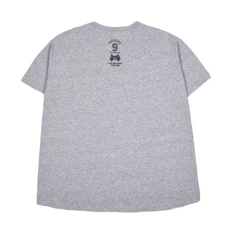 24-7133　天竺ニット　ラフサイズTシャツ　クスグルハピネス柄