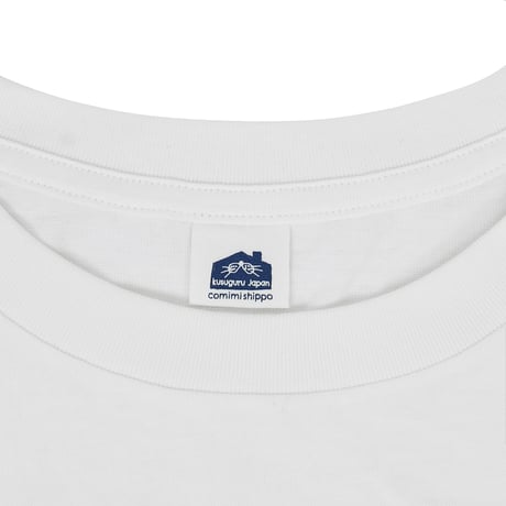 26-9128　クスグルキャラクター　接触冷感オフホワイト・Tシャツ　ネコまるけ柄