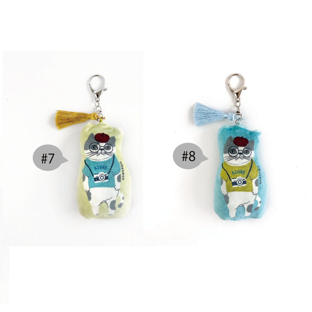 the PILLOWS 非売品キーホルダー 2025マッチデータオマフキーホルダー(チャーム付) vsアビスパ福岡