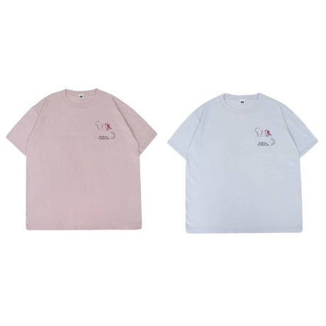 26-9132　クスグルキャラクター　アップリケ＆刺繍Tシャツ　ラフサイズ　マチルダさん柄