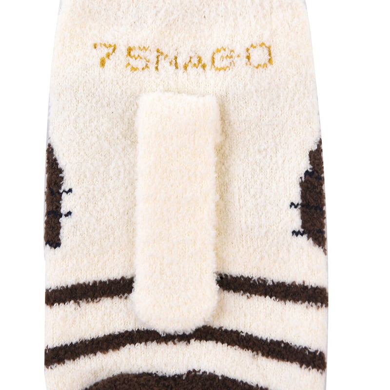 23-6725 ぽこぽこブークレー靴下 なごなごさん柄 | KUSUGURU STORE