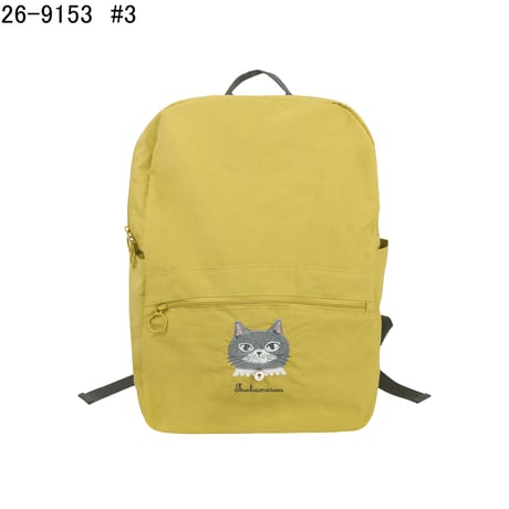 26-9153　パーラーすずらん堂　撥水加工刺繍ワッシャーバッグ　リュック