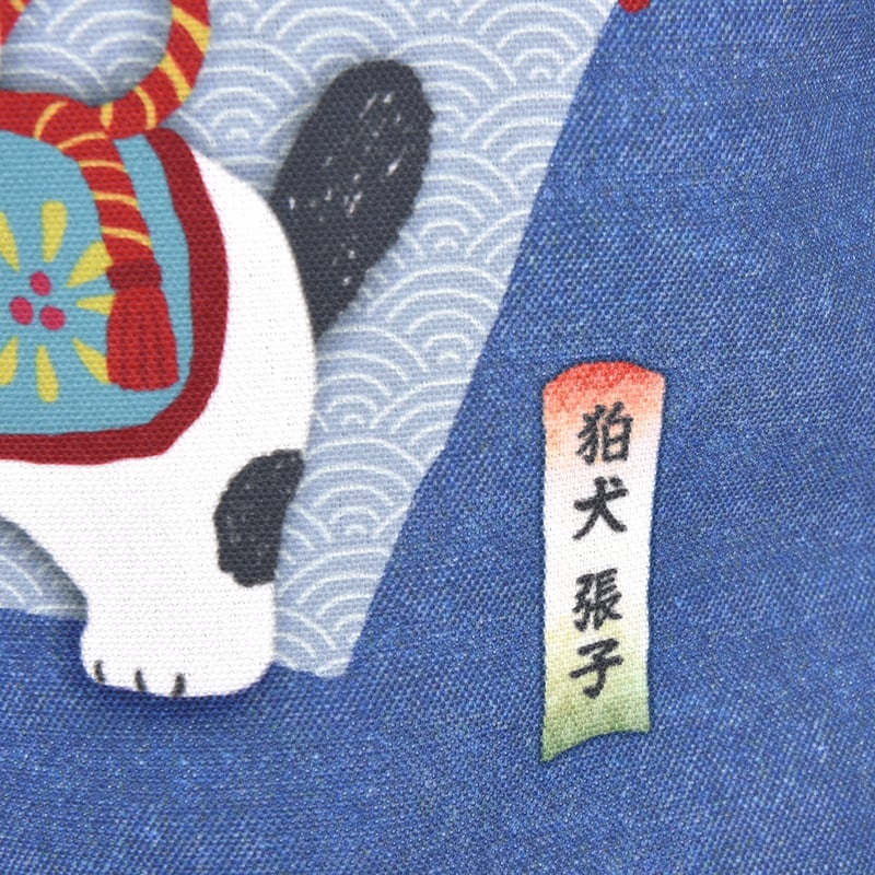 25-8609 キャンバストートバッグ 狛犬張り子柄 | KUSUGURU STORE