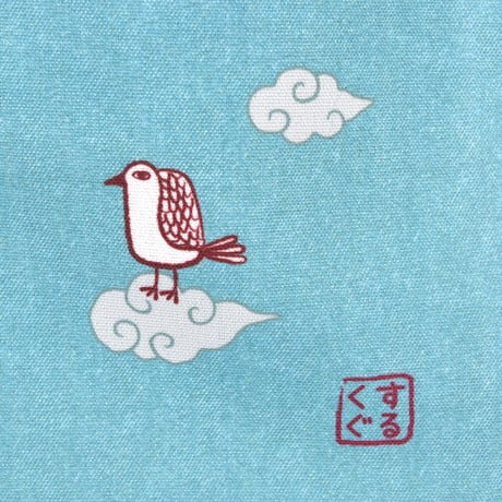 25-8604　キャンバストートバッグ　マチルダさん雷神柄